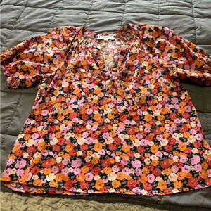 LOFT colorful blouse! Super cute!